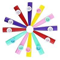 Algopix Similar Product 2 - Etmact Assorted Colors Plastic Kazoo 