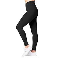 Algopix Similar Product 4 - SATINA Black High Waisted Leggings for