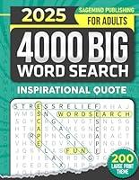 Algopix Similar Product 18 - 4000 BIG Word Search for Adults Large