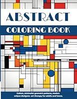 Algopix Similar Product 2 - Abstract Coloring Book Cubism