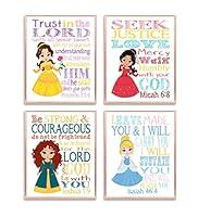 Algopix Similar Product 15 - Princess Christian Nursery Decor Set of