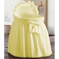Algopix Similar Product 11 - aBaby Smocked Bassinet Skirt Yellow