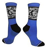 Algopix Similar Product 13 - Basketball Socks with Player on Camo