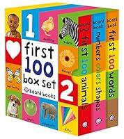 Algopix Similar Product 7 - First 100 Board Book Box Set 3 books