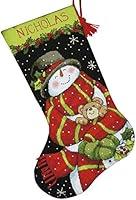 Algopix Similar Product 5 - Dimensions Snowman and Bear Needlepoint