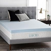 Algopix Similar Product 9 - LUCID 4 Inch Gel Memory Foam Mattress