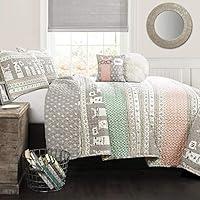 Algopix Similar Product 7 - Lush Decor Llama Striped Quilt