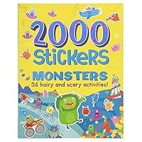 Algopix Similar Product 15 - 2000 Stickers Monsters Activity Book