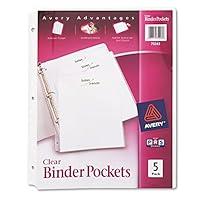 Algopix Similar Product 19 - Avery Binder Pockets for 3 Ring