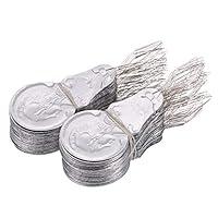 Algopix Similar Product 17 - 100x Silver Tone Wire Loop DIY Needle