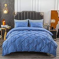 Algopix Similar Product 10 - Vailge 3 Piece Pinch Pleated Duvet