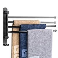 Algopix Similar Product 13 - NearMoon Swivel Towel Rack Thicken