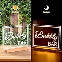 Algopix Similar Product 16 - Hoolerry LED Acrylic Bar Table Sign 8