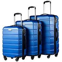 Algopix Similar Product 2 - Coolife 3Piece Lightweight Hardside