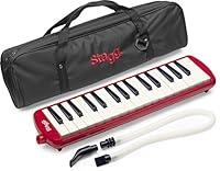 Algopix Similar Product 17 - Stagg MELOSTA32 RD Melodica, Red