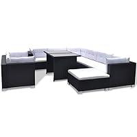 Algopix Similar Product 13 - 10 Piece Garden Lounge Set with