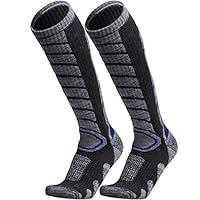 Algopix Similar Product 1 - WEIERYA Ski Socks 2 Pairs Pack for