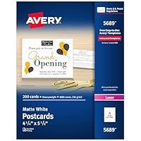 Algopix Similar Product 15 - Avery Printable Postcards 425 x