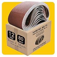 Algopix Similar Product 2 - 3 x 18 Inch 80 Grit Sanding Belt 