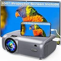 Algopix Similar Product 3 - Mini Projector VILINICE 6000L Outdoor