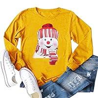Algopix Similar Product 19 - WUAI Womens Christmas Holiday Snowman