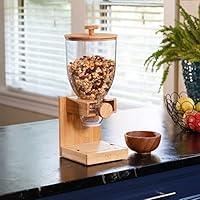 Algopix Similar Product 16 - HoneyCanDo Bamboo Cereal Dispenser