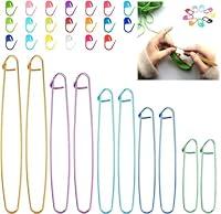 Algopix Similar Product 9 - 10 PCS Knitting Stitches Holder 5 Size