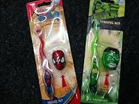 Algopix Similar Product 9 - Spiderman and Hulk Toothbrush Set