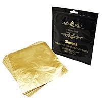Algopix Similar Product 8 - Gigules 100 Sheets Imitation Gold Leaf