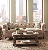 Algopix Similar Product 6 - Benzara Contemporary Fabric  Wood Sofa