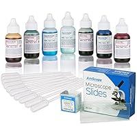 Algopix Similar Product 20 - AmScope  Microscope Stains Vital Stain