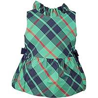 Algopix Similar Product 1 - Janie and Jack Emerald Plaid Peplum Top