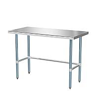 Algopix Similar Product 7 - ROVSUN Stainless Steel Open Base Table