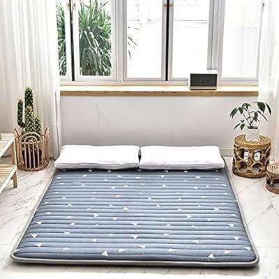 Diamond Patterned Futon Mattress, Extra Thick Japanese Floor Mattress  Quilted Mattress Topper, Folding Floor Lounger Guest Bed Padded Sleeping  Pad for