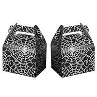 Algopix Similar Product 3 - 24pcs Halloween Favor Boxes Paper Black