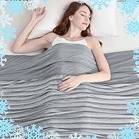 Algopix Similar Product 10 - Ailemei Direct Cooling Throw Blanket