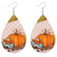 Algopix Similar Product 14 - Nanafast Fall Thanksgiving Earrings for