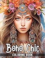 Algopix Similar Product 12 - Boho Chic Coloring Book Color the