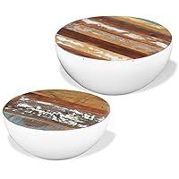 Algopix Similar Product 14 - Accent Tables Two Piece Bowl Shaped