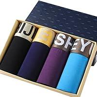 Algopix Similar Product 4 - EYUSHIJIA Mens 4 Pack Comfortable