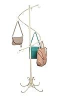 Algopix Similar Product 11 - SSWBasics Boutique Ivory Spiral Handbag