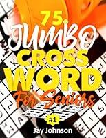 Algopix Similar Product 1 - 75 Jumbo Crossword for Seniors A