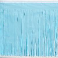 Algopix Similar Product 6 - Light Blue Vinyl Fringe Parade Material
