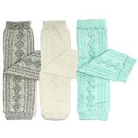 Algopix Similar Product 8 - Bowbear Set of 3 Leg Warmers Argyle