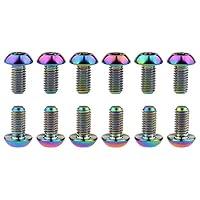 Algopix Similar Product 13 - Wanyifa 12Pcs Ti Titanium Bolts Torx