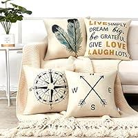 Algopix Similar Product 20 - Anickal Decorative Pillow Covers 18x18
