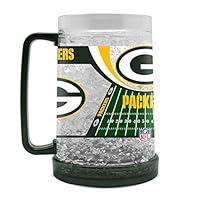 Algopix Similar Product 12 - NFL Green Bay Packers 16oz Crystal
