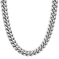 Algopix Similar Product 1 - Mens Necklace Stainless Steel Cuban