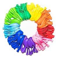 Algopix Similar Product 17 - Dusico Balloons Rainbow Set 100 Pack