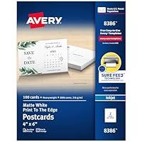 Algopix Similar Product 1 - Avery Printable Postcards with Sure